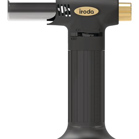 Iroda PT-200 Rubber Butane Torch, Black