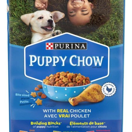 Purina Puppy Chow Complete Chicken Puppy Dry Dog Food, High-Protein & Nutrient-Dense, 6.5-kg