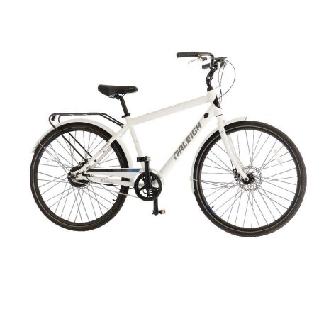 Raleigh Dobson Comfort Electric Bike,  700C, White