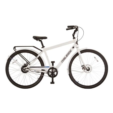 Raleigh Dobson Comfort Electric Bike,  700C, White