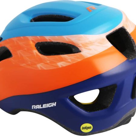 Raleigh Venture MIPS Bike Helmet, Child, Blue/Orange