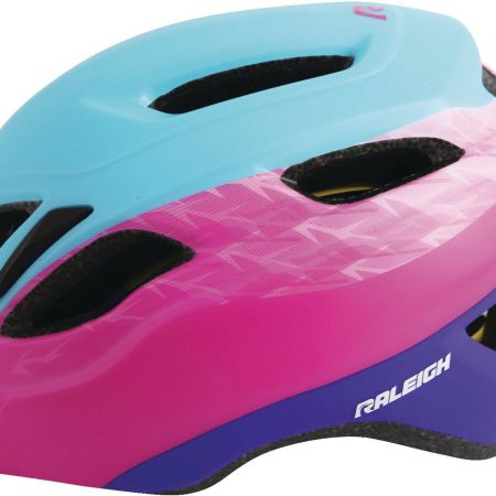 Raleigh Venture MIPS Bike Helmet, Child, Blue/Pink