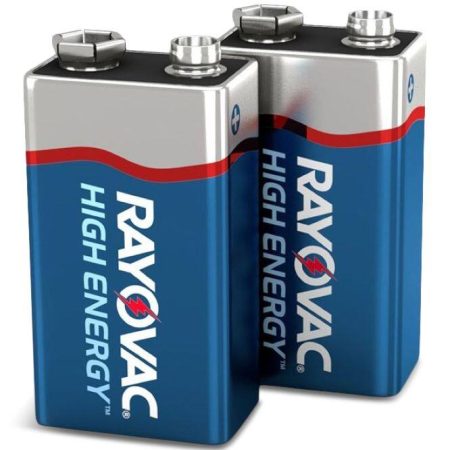 Rayovac HIGH ENERGY™ 4-pk 9V / 9 Volt Alkaline Batteries, Long Lasting, All Purpose