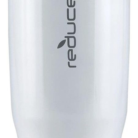 Reduce Insulated Stainless Steel Tumbler with 3-1 Lid with Straw, 709-mL White