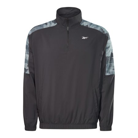 Reebok Men's ID Train Camo 1/4 Zip Long Sleeve Top