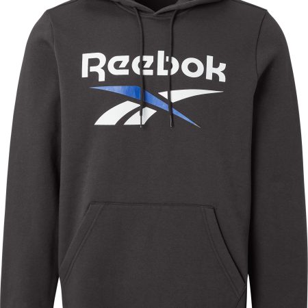 Reebok Men's Identity Fleece Stacked Logo Pullover Hoodie