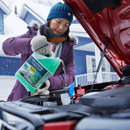 Reflex All Season Windshield Washer Fluid with Bug Remover & De-icer, -45°C, 3.78-L