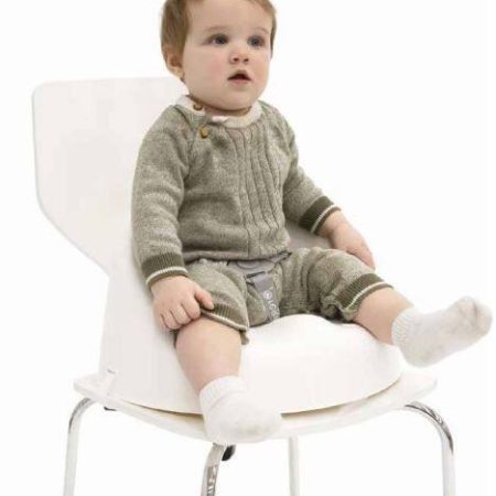 Regalo Baby Booster Seat, White