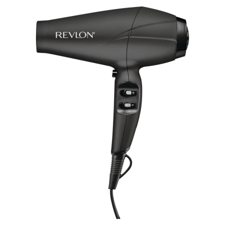 Revlon Quick Dry 2-Speed Ceramic Ionic Hair Dryer with Diffuser & Concentrator, Black