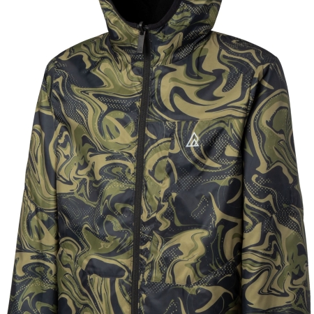 Ripzone Boys' Banzai Reversible Printed Fleece Shell Jacket