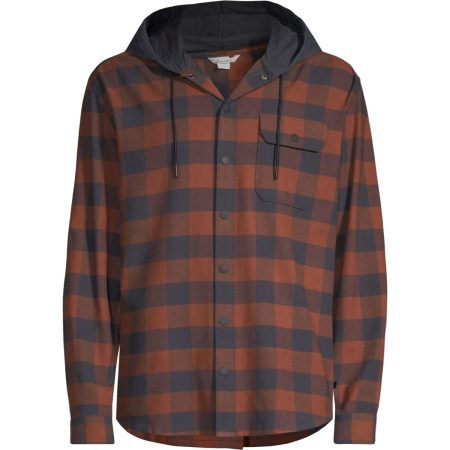 Ripzone Men's Sierra 2.0 Hooded Flannel Shirt