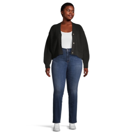 Ripzone Women's Plus Size Montrel Button Up Cardigan Sweater