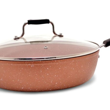 Heritage The Rock Copper Essentials Deep Frying Pan, Non-Stick, Oven Safe, 28cm