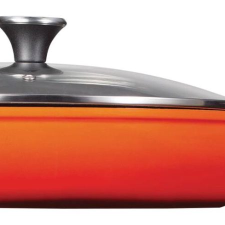 Heritage The Rock One-Pot Frying Pan, Oven Safe, Orange, 31.7cm