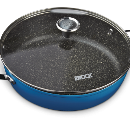 Heritage The Rock One-Pot Dutch Oven, Dishwasher & Oven Safe, Blue, 5qt