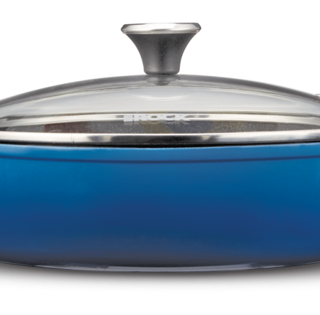 Heritage The Rock One-Pot Dutch Oven, Dishwasher & Oven Safe, Blue, 5qt