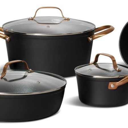 Heritage The Rock PRO Cookware Set, Non-Stick, 10-pc