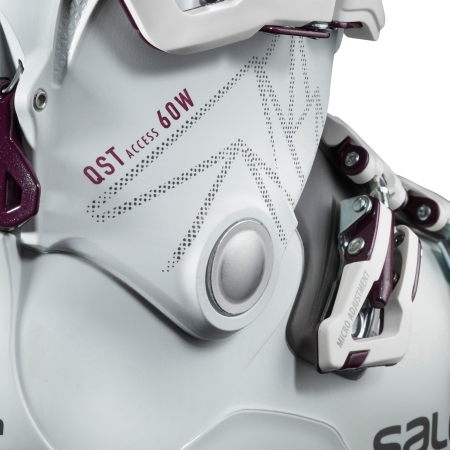 Salomon QST Access 60 Women's Ski Boots 2019/20 - White/Burgendy