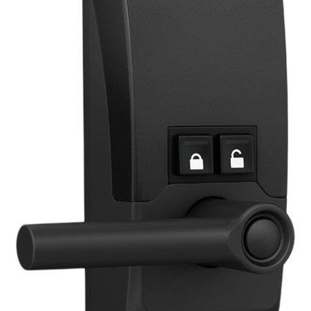 Schlage Encode Smart WiFi Latitude Lever with Century Trim, Rated AAA Security, Matte Black