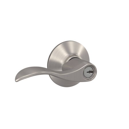 Schlage Accent Keyed Entry Door Lever, Lifetime Warranty, Satin Nickel