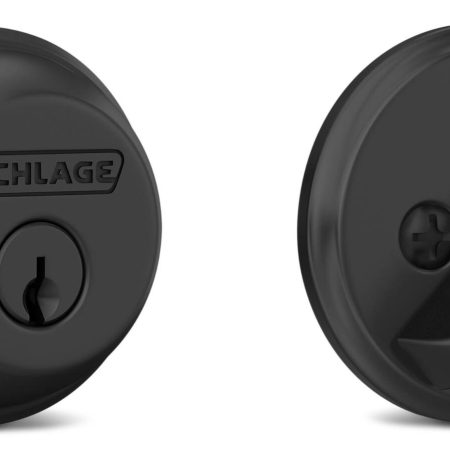 Schlage Deadbolt, AAA Rated Highest Residential Security, Matte Black