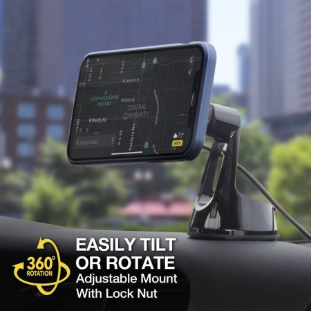 Scosche Magic Mount ™ ProCharge5 Window/Dash Phone Mount, Qi-Compatible, Black