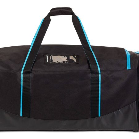 Sherwood Hockey Bag with End Pocket, Carry, Senior, Black/Blue, 38-in