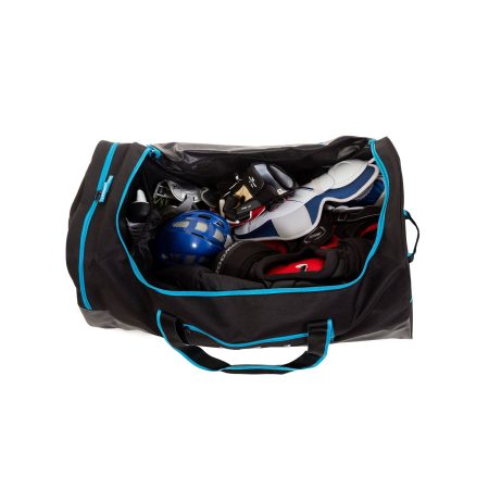 Sherwood Hockey Bag with End Pocket, Carry, Senior, Black/Blue, 38-in