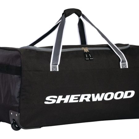 Sherwood Hockey Bag, Wheeled, Senior, Black, 38-in