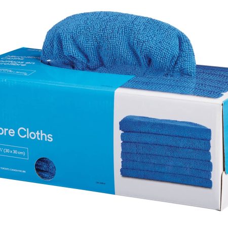 Simplicite All-Purpose Machine Washable Microfibre Cloths, Blue, 40-pk