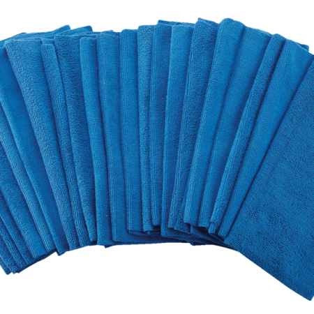 Simplicite All-Purpose Machine Washable Microfibre Cloths, Blue, 40-pk