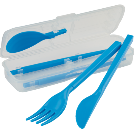 Sistema Cutlery Set To Go, Modular Travel Cutlery Set with Knife, Fork, Spoon, Chopsticks and Case