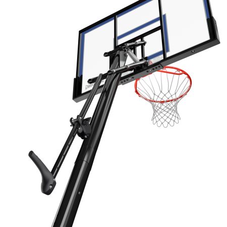 Spalding Hercules Acrylic Portable Adjustable Basketball Backboard, Hoop & Net System, 50-in