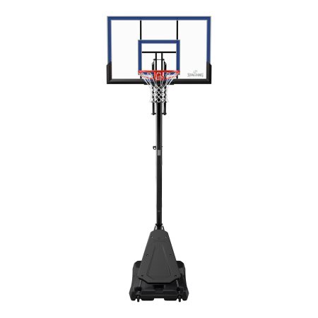 Spalding Hercules Acrylic Portable Adjustable Basketball Backboard, Hoop & Net System, 50-in