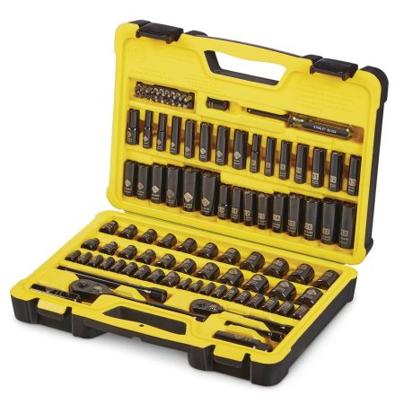 Stanley Professional Grade Black Chrome Socket Set, 99-pc, SAE/Metric