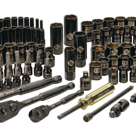 Stanley Professional Grade Black Chrome Socket Set, 229-pc, SAE/Metric