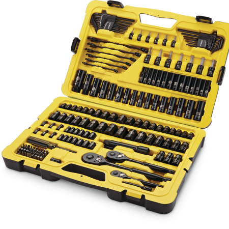 Stanley Professional Grade Black Chrome Socket Set, 183-pc, SAE/Metric