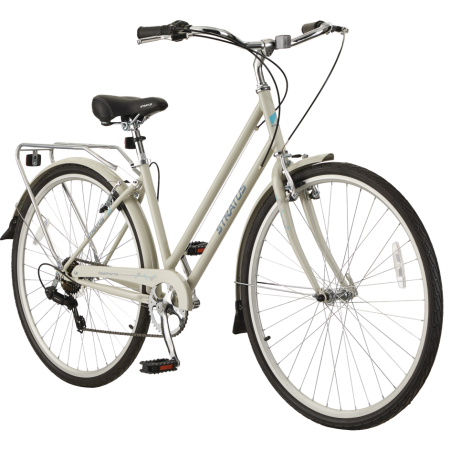 Stratus Hawthorne Adult Bike, 700C, 7-Speed, Alloy V-brakes, Grey