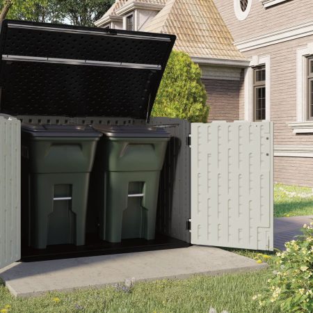 Suncast Stow-Away® 2-Door Outdoor Horizontal Storage Shed