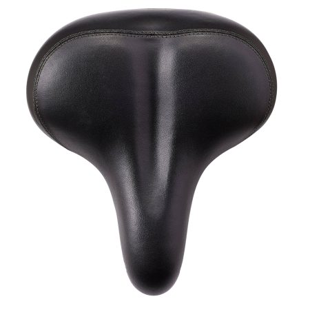 Supercycle Comfort Touring Ergonomic Full-Sized Bike Seat/Saddle, Waterproof, Black