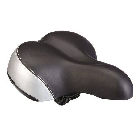 Supercycle Comfort Touring Ergonomic Full-Sized Bike Seat/Saddle, Waterproof, Black