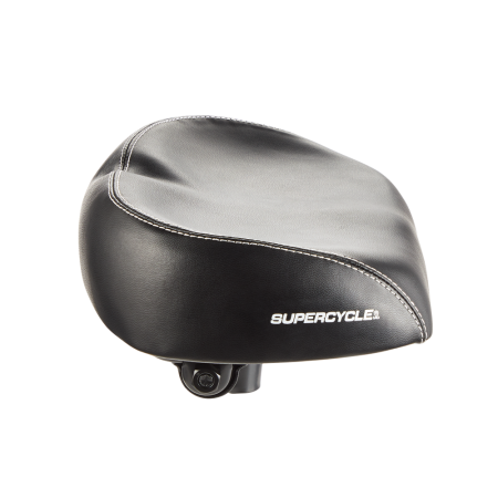 Supercycle No-Pressure Foam Ergonomic Bike Seat/Saddle, Black