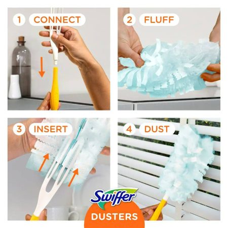 Swiffer Dusters Heavy Duty Multi-Surface Refills, Unscented, 6 Count