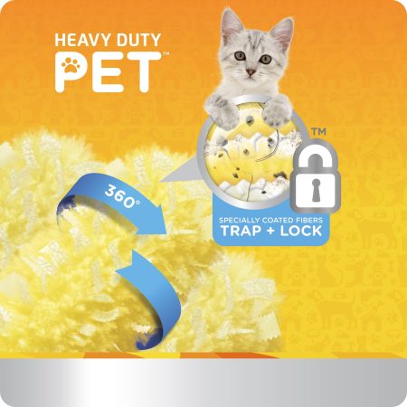 Swiffer Dusters Heavy Duty Pet Multi-Surface Refills, with Febreze Odor Defense, 6 Count