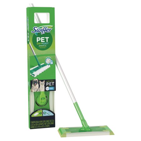 Swiffer Sweeper Pet 2-in-1, Dry and Wet Multi-Surface Sweeping and Mopping SK