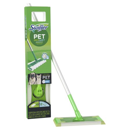 Swiffer Sweeper Pet 2-in-1, Dry and Wet Multi-Surface Sweeping and Mopping SK