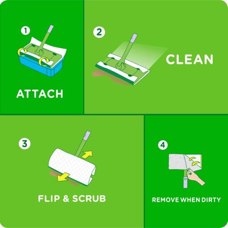 Swiffer Sweeper Wet Mopping Cloths, Open-Window Fresh, 24-pk