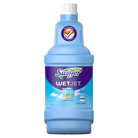 WetJet Multi-Purpose Floor and Hardwood Liquid Cleaner Solution Refill, Open Window Fresh Scent, 1.25 l