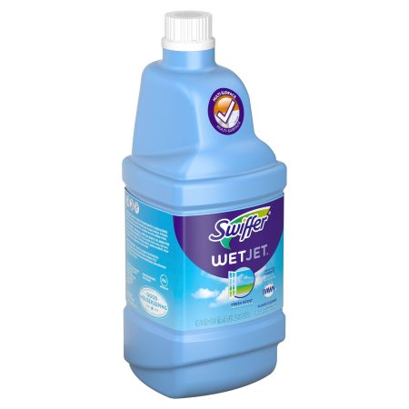 WetJet Multi-Purpose Floor and Hardwood Liquid Cleaner Solution Refill, Open Window Fresh Scent, 1.25 l