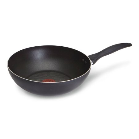 T-fal Viva Stir Fry Wok, Non-Stick, Dishwasher & Oven Safe, Black, 28cm